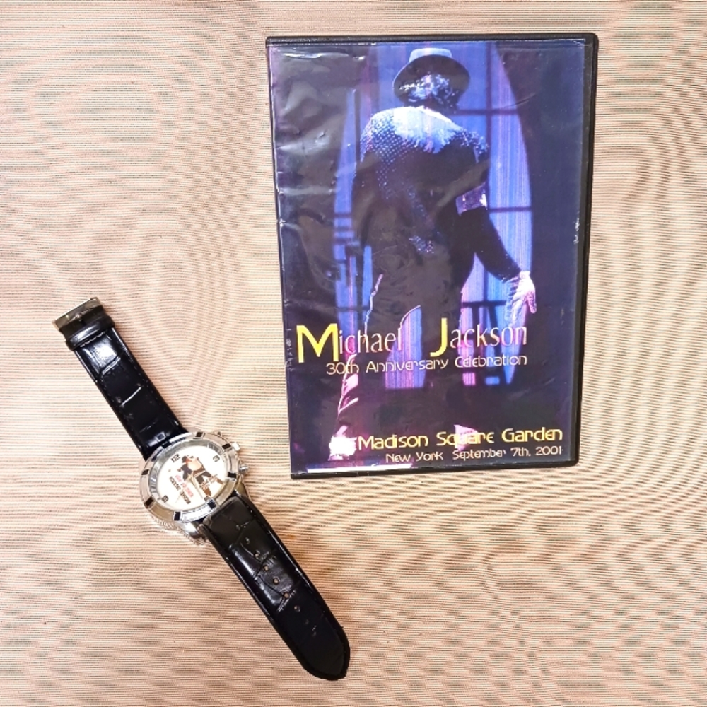 MICHAEL JACKSON 30th anniversary celebration 9/7/01 DVD's &  collectable watch